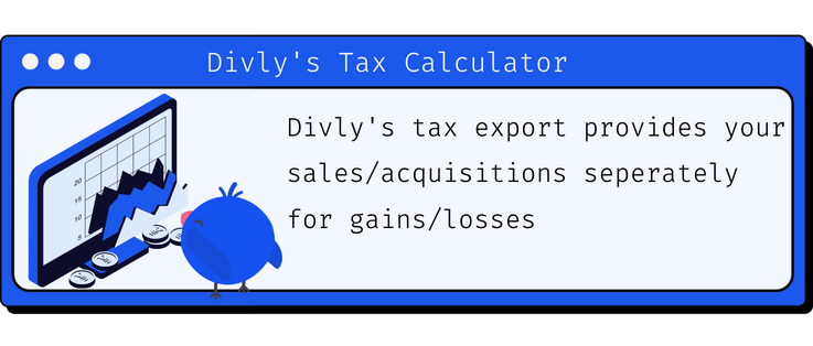 Divly is Finland's only cryptocurrency tax calculator that provides you with your cryptocurrency gains and losses in a format you can use to declare your crypto taxes to Verohallinto.