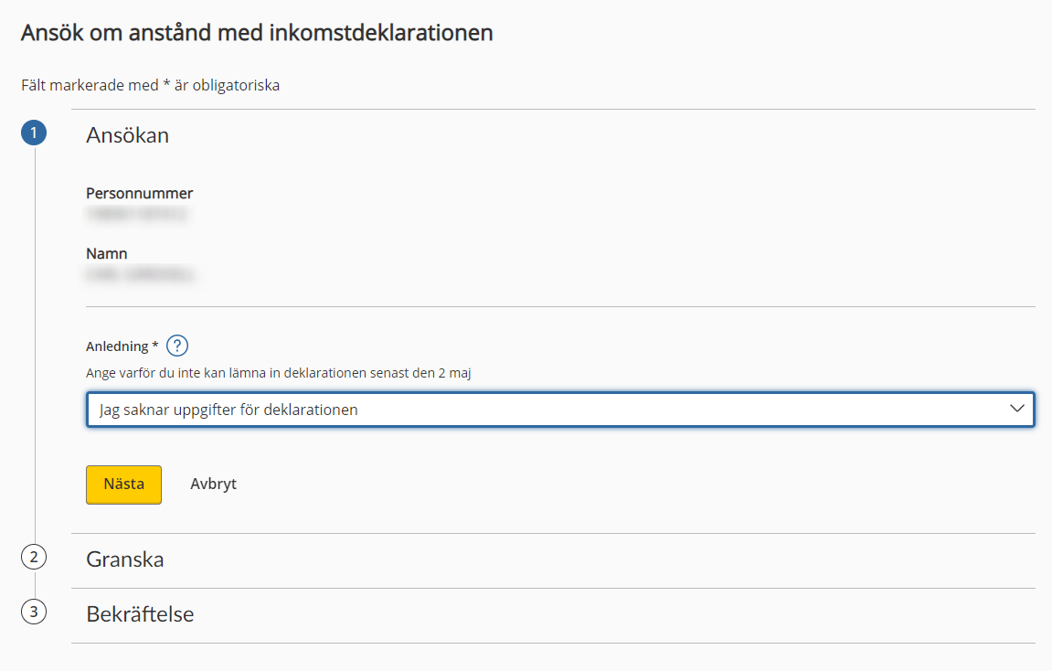 Skatteverket extend tax deadline for Swedish citizens.