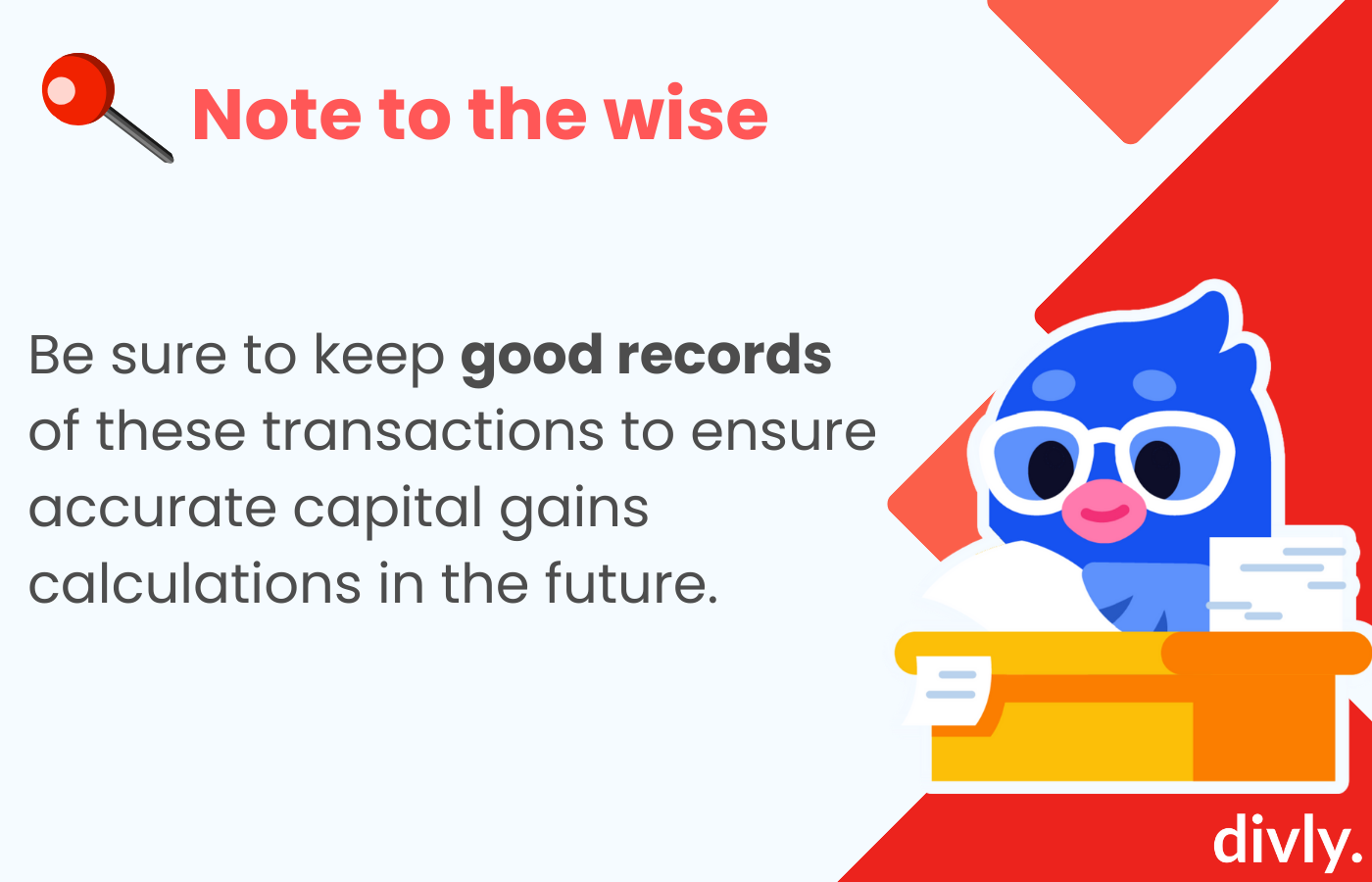 Be sure to keep good records of these transactions to ensure accurate capital gains calculations in the future.