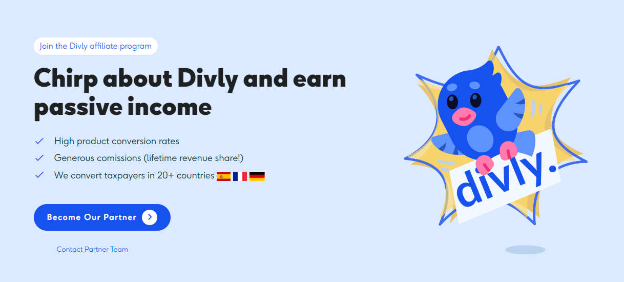 divly affiliate programma