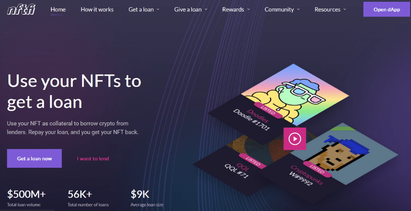 You can take advantage of NFTFi both as a lender or lendee, get liquidity for your NFTs without selling them, or get a return on crypto loans with NFTs as collateral.