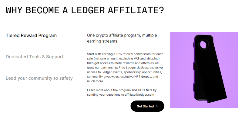 ledger affiliate program
