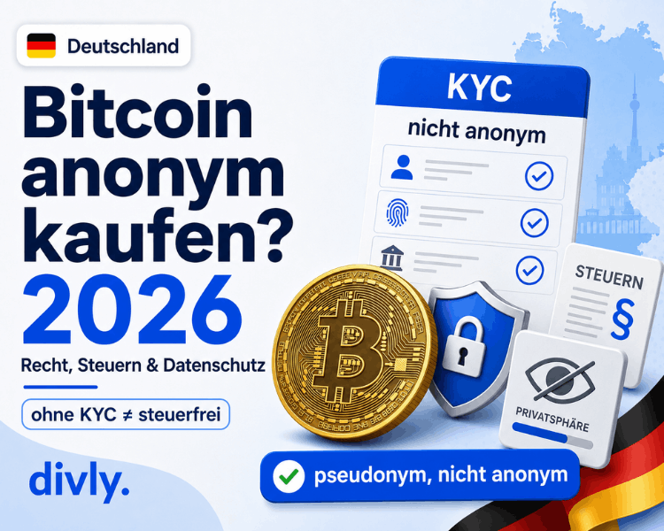 Kann man Bitcoin in Deutschland anonym kaufen? Recht, Steuern & Datenschutz 2026