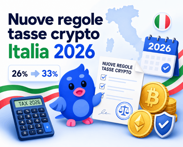 Tasse crypto in Italia nel 2026: cosa cambia
