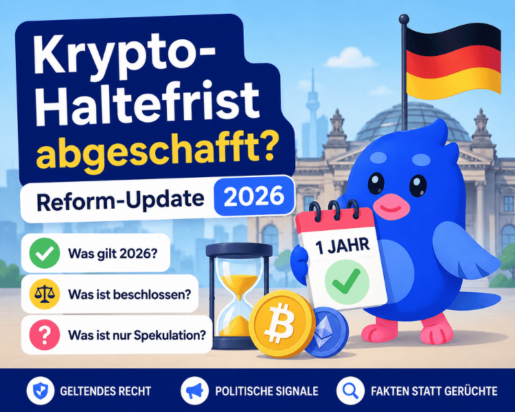 Wird die Krypto-Haltefrist in Deutschland abgeschafft? Reform-Update 2026