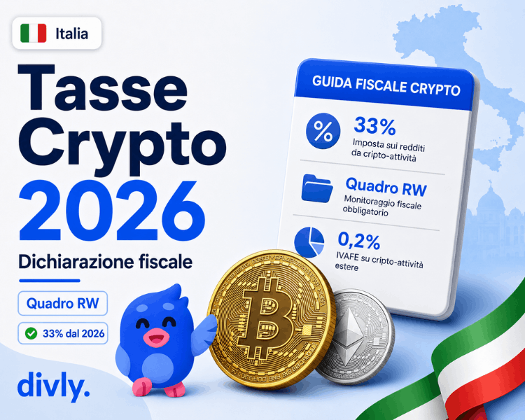 Tasse Crypto in Italia: Dichiarazione Fiscale e Quadro RW 2026